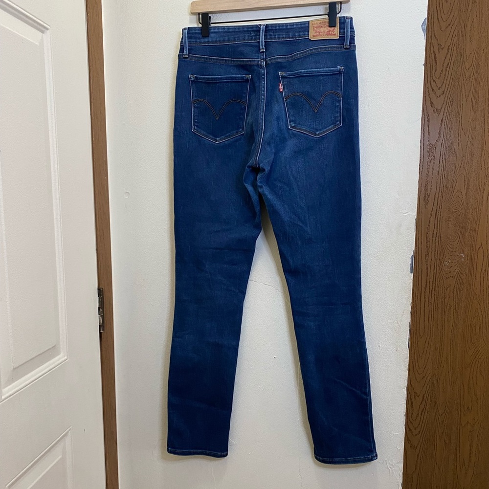 Levi’s mid rise straight skinny jeans size 8 - Picture 6 of 10